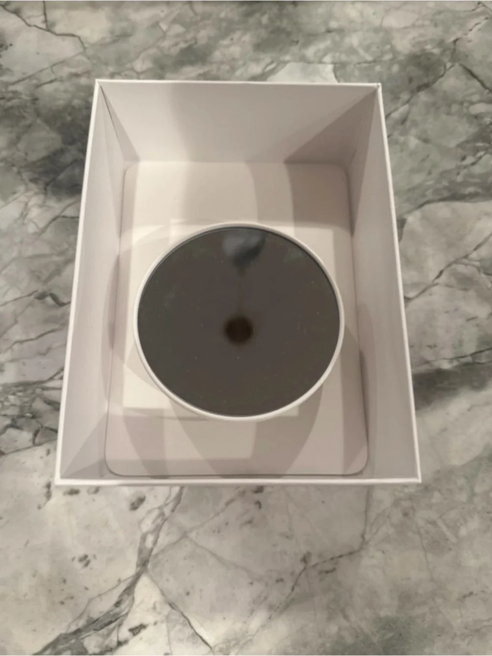 google Nest Thermostat E White with Orange Display Accent